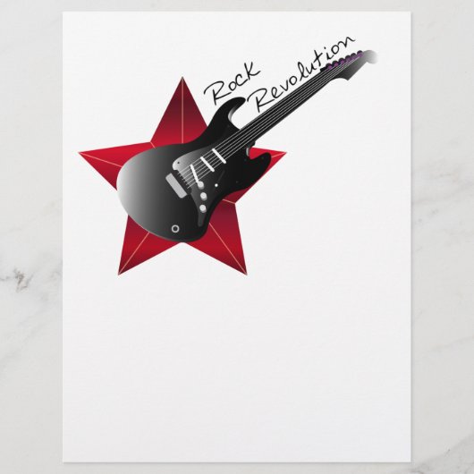 Rock revolutie flyer (Voorkant)