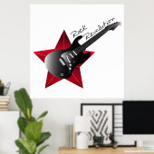 Rock revolutie poster (Thuiskantoor)