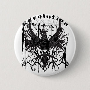 Rock Revolution Music American Apparel Ronde Button 5,7 Cm