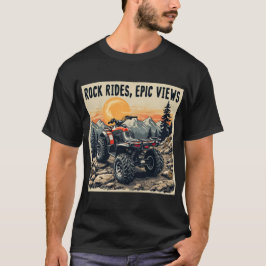 Rock Rides Epic Uitzichten - Avontuur T-shirt