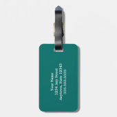 Rock River Turtle Bagagelabel (Achterkant verticaal)