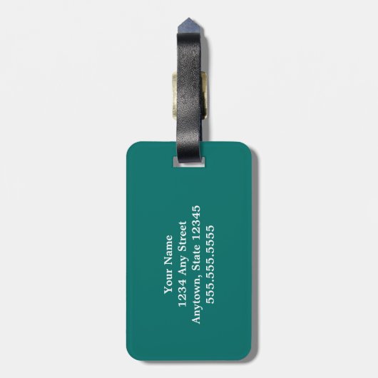 Rock River Turtle Bagagelabel (Achterkant verticaal)