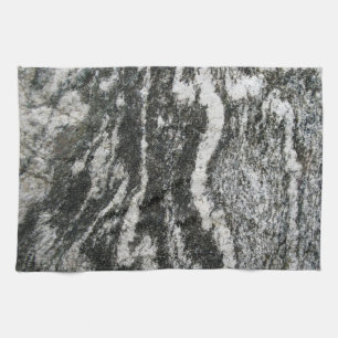 Rock Rock met Grey Geology Cat Pattern Theedoek