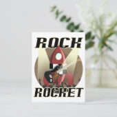 Rock Rocket Briefkaart (Staand voorkant)