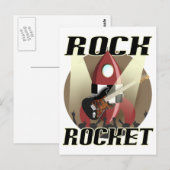 Rock Rocket Briefkaart (Voorkant / Achterkant)