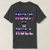 Rock Roll 1980s T-shirt (Design voorkant)
