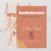 Rock & Roll Bach party Calls Kaart (Voorkant / Achterkant)