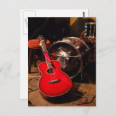 Rock & Roll Briefkaart (Voorkant / Achterkant)