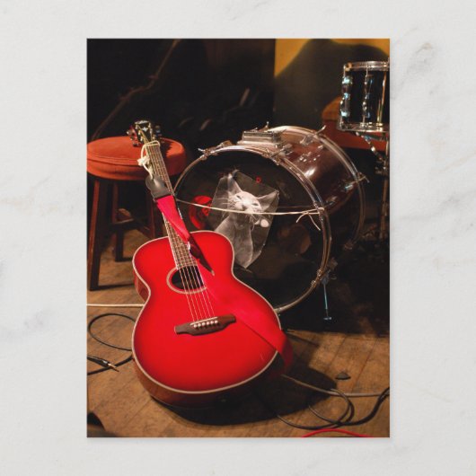 Rock & Roll Briefkaart (Voorkant)