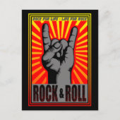 Rock & Roll Briefkaart (Voorkant)