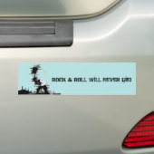 Rock & Roll Bumpersticker (Op auto)