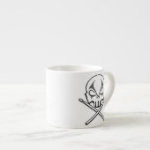Rock & Roll Cup Zware metalen drummer Espresso Cup Espresso Kop (Voorkant rechts)