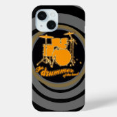 Rock & Roll ~ De Drummer Case-Mate iPhone Case (Achterkant)