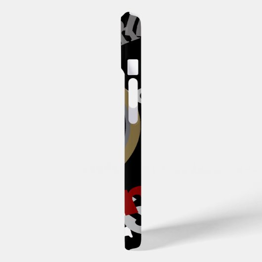 Rock & roll ~ drummer Case-Mate iPhone case (Achterkant / Links)
