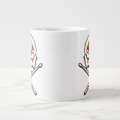 Rock & Roll Drummer Koffiekopjes Grote Koffiekop (Voorkant)