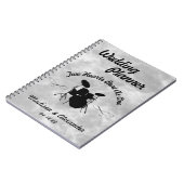 Rock & Roll Drummer Wedding Planner Musician Drum Notitieboek (Linkerzijde)