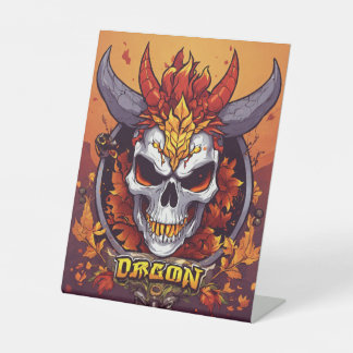 Rock & Roll Embleem Pedestal Sign Design Reclamebord Met Voetstuk