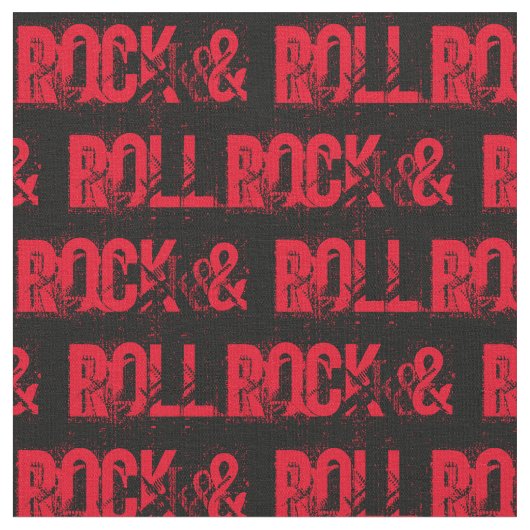 Rock & Roll Fabric Stof (Close Up)