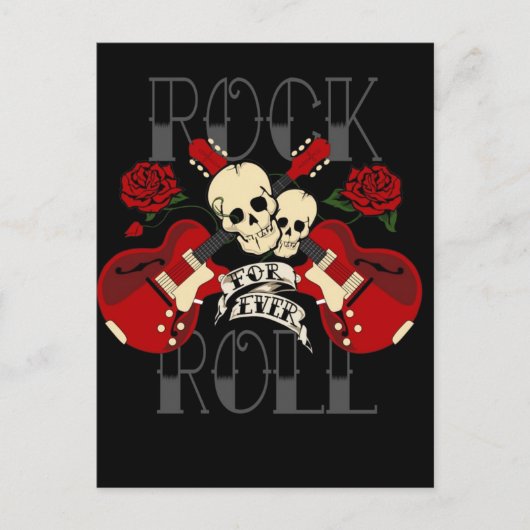 Rock & Roll Forever. -Briefkaart Briefkaart (Voorkant)