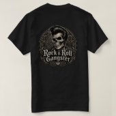 Rock & Roll Gangster Back hit T-shirt (Design achterkant)