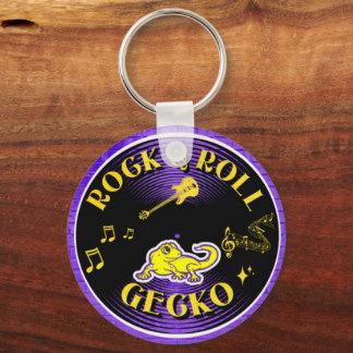 Rock & Roll Gecko sleutelhanger