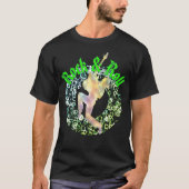 Rock & Roll Gitaar T-shirt | Neon Music Festival (Voorkant)