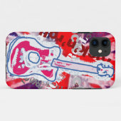 rock- & roll-gitaarmuziek Case-Mate iPhone case (Achterkant (horizontaal))