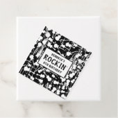 Rock & Roll Guitar Birthday Party Bedankjes Labels (In situ)