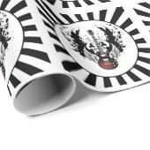 Rock & Roll Guitar Rocker Heavy Metal Musician Cadeaupapier (Rol Hoek)