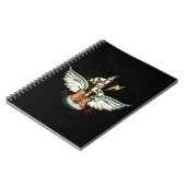 Rock & Roll Guitar Wings Music Notitieboek (Linkerzijde)