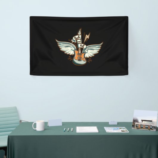 Rock & Roll Guitar Wings Music Spandoek (Beurs)