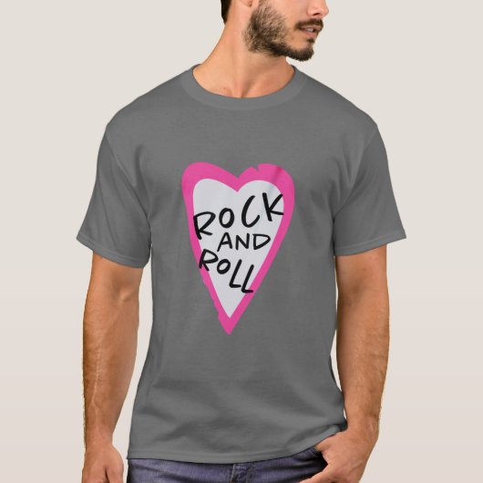 Rock & Roll Heart T-shirt (Voorkant)