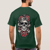 Rock & Roll Ink: gedurfde en edgy Design T-shirt (Achterkant)