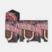 Rock & Roll Juke Box Retro Favor Box Bedankdoosjes (Uitgevouwen)