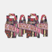 Rock & Roll Juke Box Retro Gable Favor Box Bedankdoosjes (Uitgevouwen)