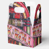 Rock & Roll Juke Box Retro Gable Favor Box Bedankdoosjes (Geopend)