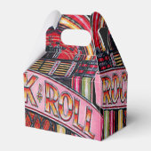 Rock & Roll Jukebox Retro Gable Favor Box Bedankdoosjes (Achterkant)
