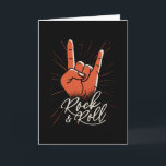 Rock & roll kaart<br><div class="desc">Ik hoop dat je het leuk vindt</div>