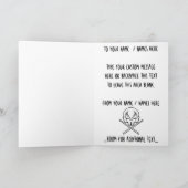 Rock & Roll Kaart Custom Heavy Metal Drummer Kaart (Binnen)