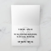 Rock & Roll Kaart Custom Heavy Metal Drummer Kaart (Binnen)