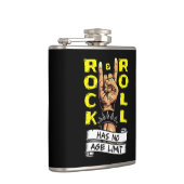 "Rock & Roll kent geen leeftijdsgrens" Heupfles (Rechts)