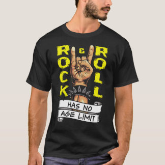 "Rock & Roll kent geen leeftijdsgrens" T-shirt