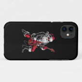 Rock & Roll Kerstmis Sinterklaas gitaar speler Case-Mate iPhone Case (Achterkant (horizontaal))