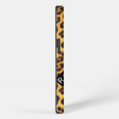 Rock & Roll Leopard Print Cell Phone Case iPhone Hoesje (Rechterkant)