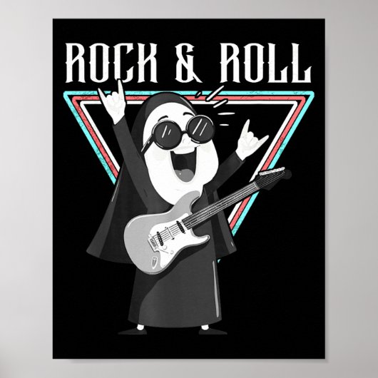 Rock & Roll leuk grafisch ontwerp Poster (Voorkant)