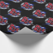 Rock & Roll Lightning Cadeaupapier (Hoek)