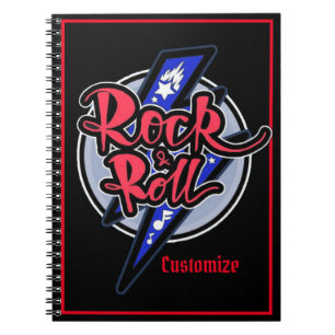 Rock & Roll Lightning Notitieboek