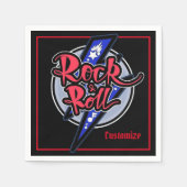 Rock & Roll Lightning Servet (Voorkant)