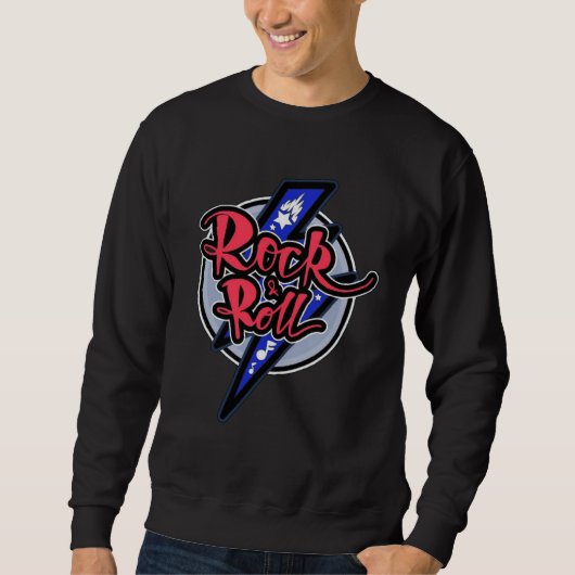 Rock & Roll Lightning Sweatshirt (Voorkant)