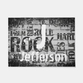 Rock- & Roll-monogram Deurmat (Voorkant)